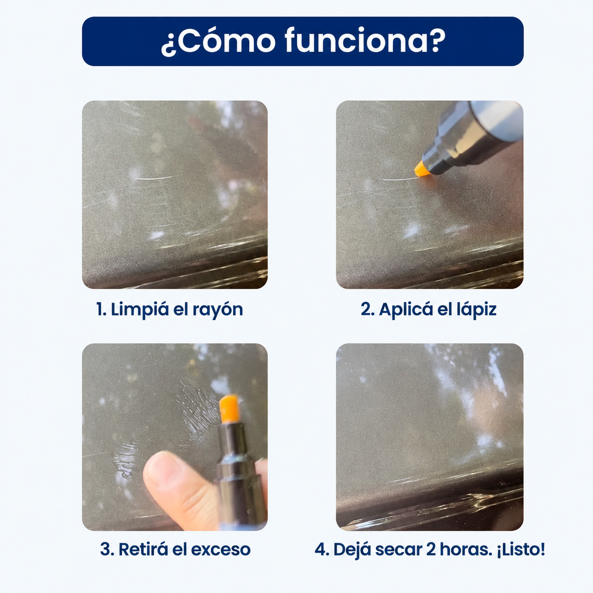 LápizFix™ — Sacá los rayones del auto en 60 segundos